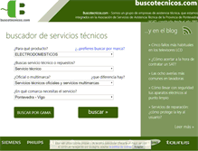 Tablet Screenshot of buscotecnicos.com
